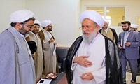 دیدار آیت الله محمدی ری شهری با دست اندرکاران پژوهشکده کلام اهل بیت علیهم السلام