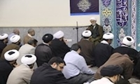 برگزاری درس اخلاق توسط حجت الاسلام قدس